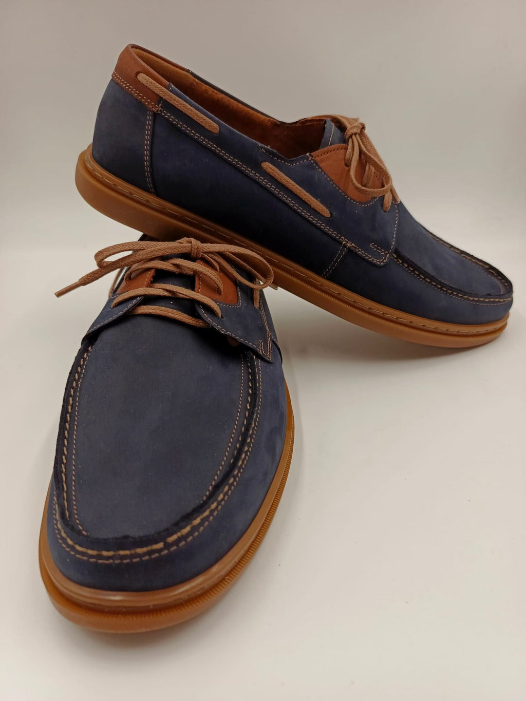 Navy Maverick Cognac | polska produkcja | skora naturalna | ręcznie robione | unikalne | zdrowie dla stop