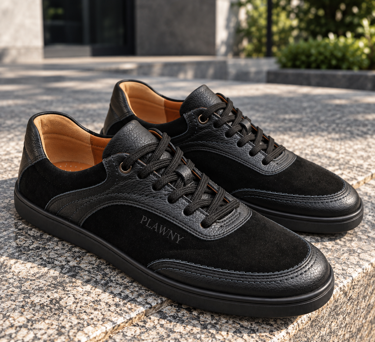 Męskie Buty Barefoot Plawny Black – Naturalna Swoboda i Rzemieślnicza Trwałość