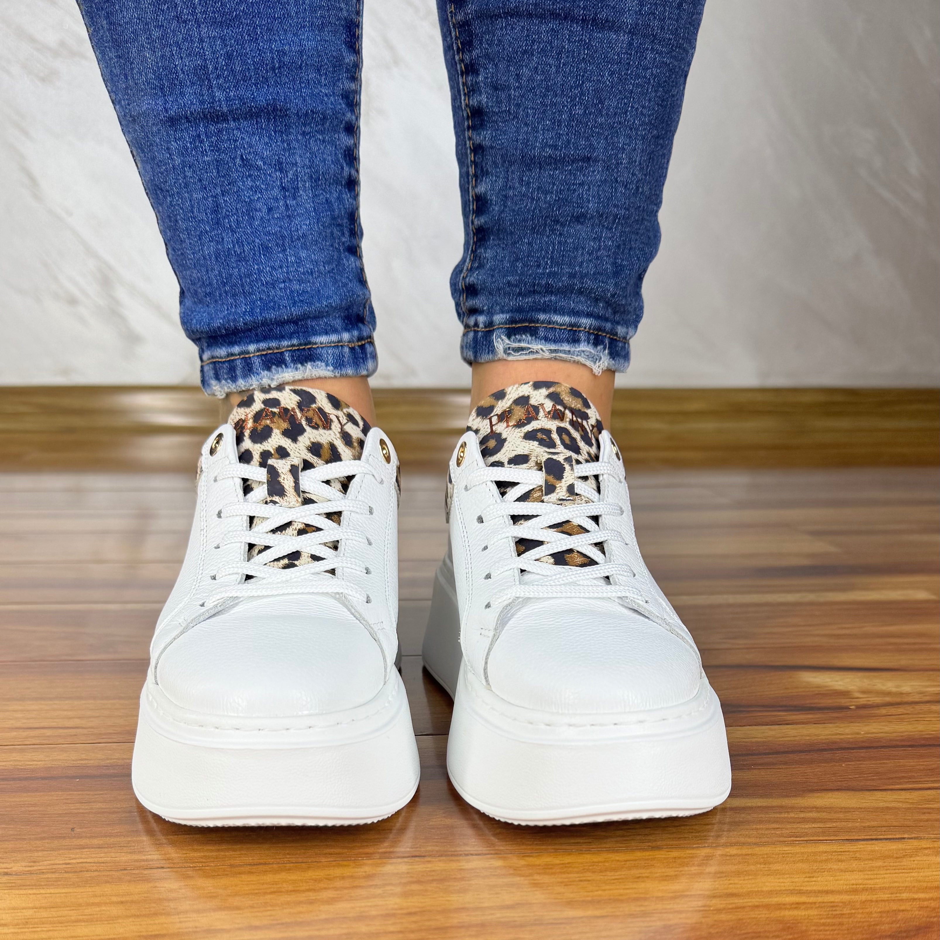 Sneakersy panterkowe